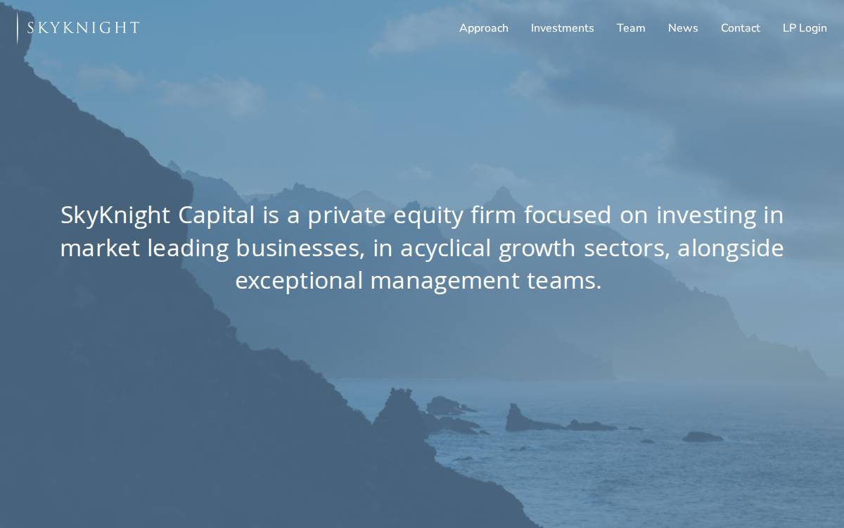 SkyKnight Capital website preview