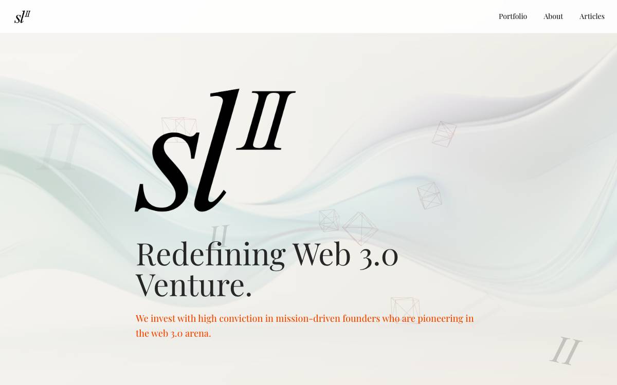 SL2 Capital website preview