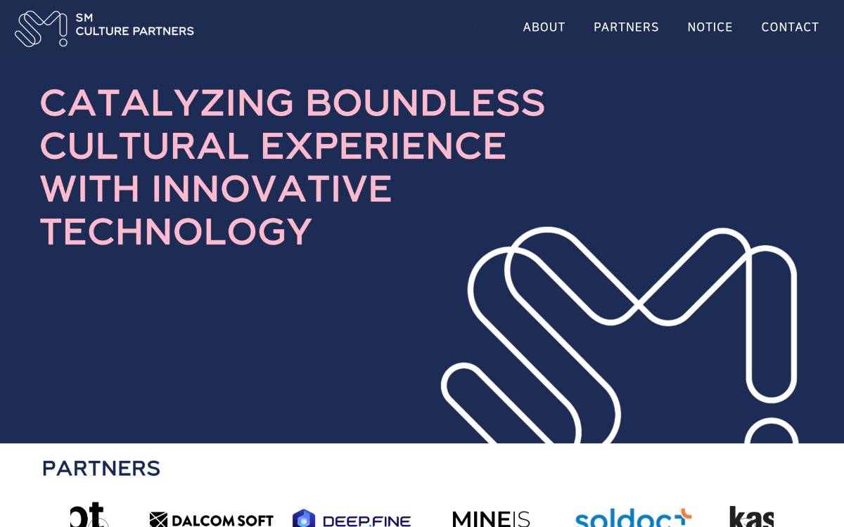 SM Culture Partners website preview