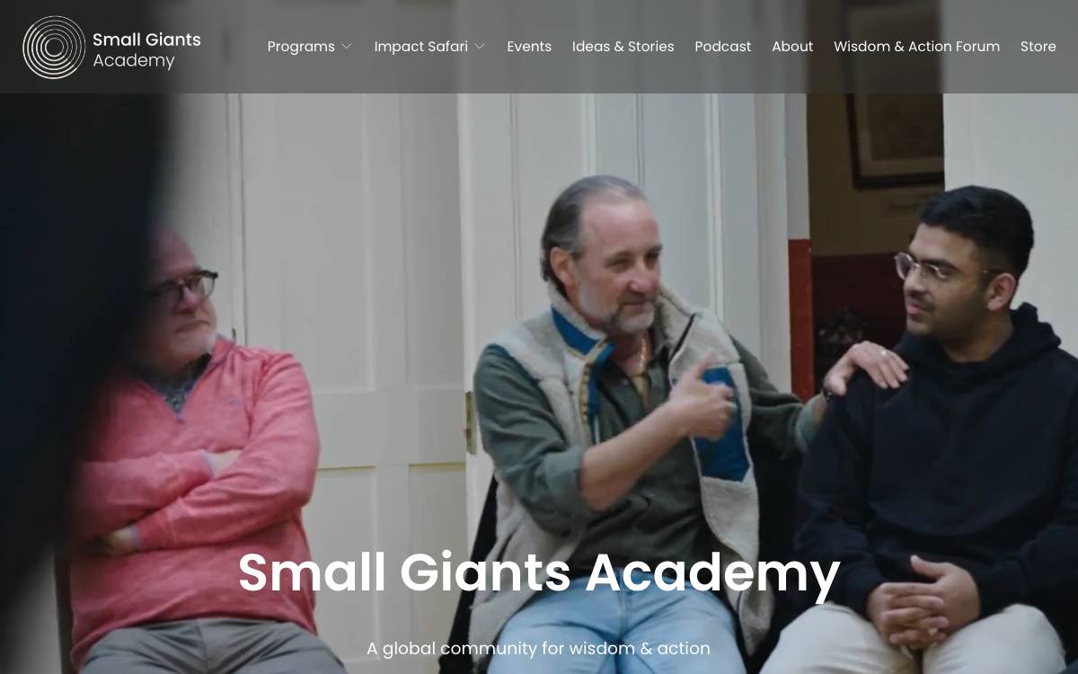 Small Giants website preview