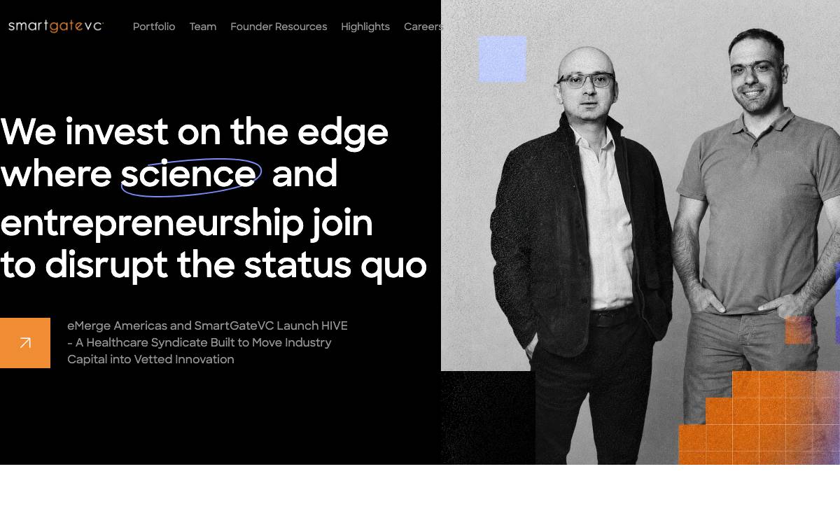 SmartGateVC website preview