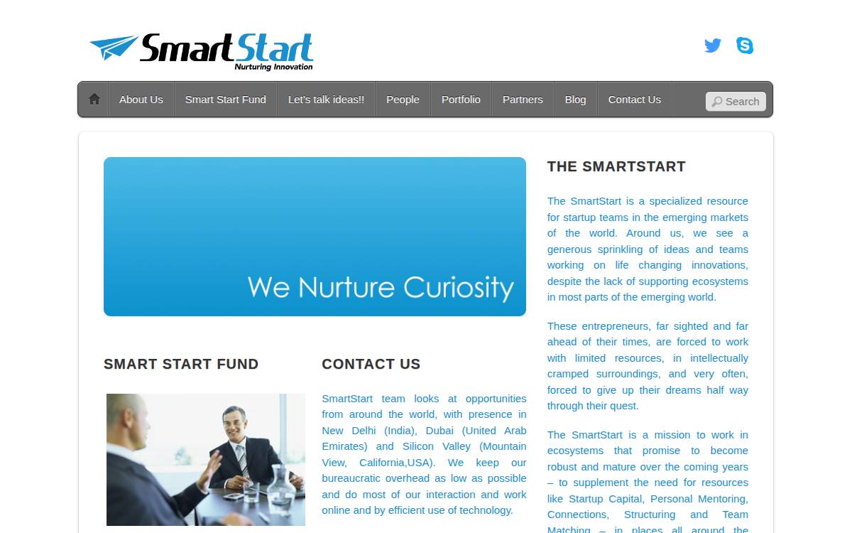 SmartStart Fund website preview