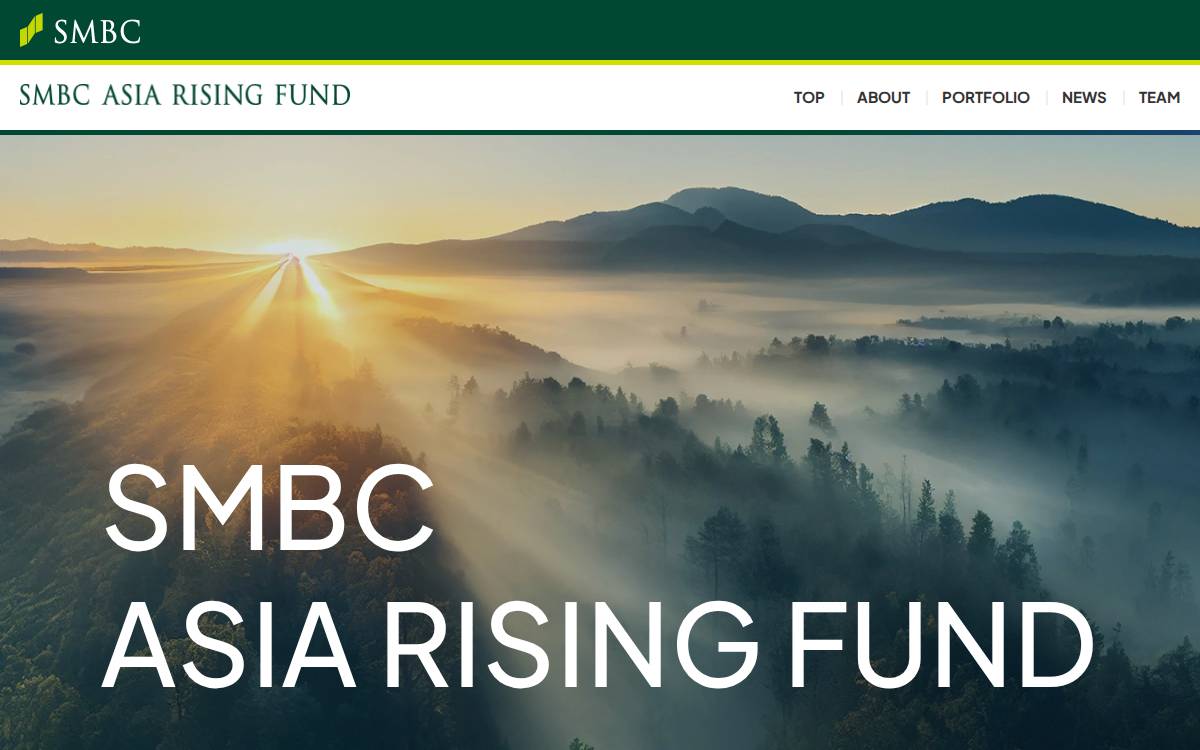 SMBC Asia Rising Fund website preview