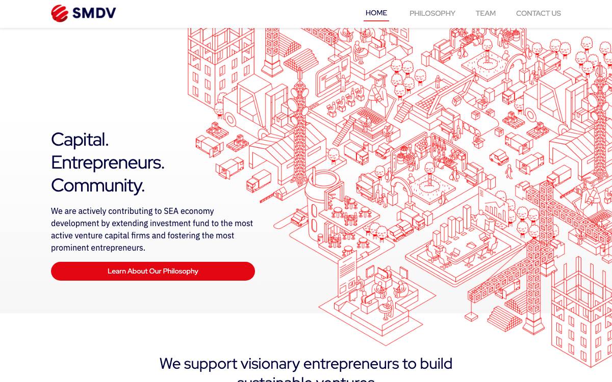 SMDV website preview