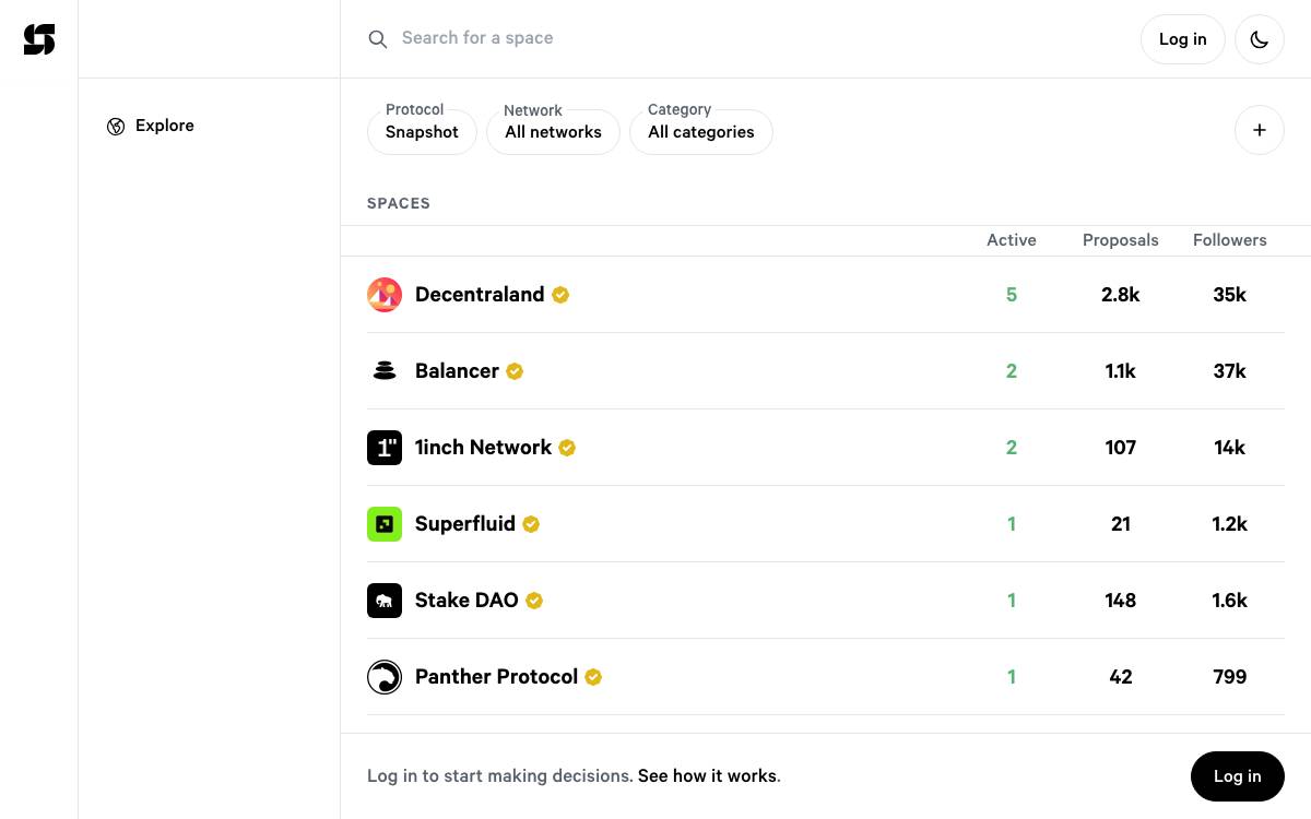 Snapshot website preview