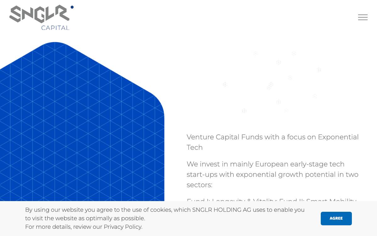 SNGLR Capital AG website preview