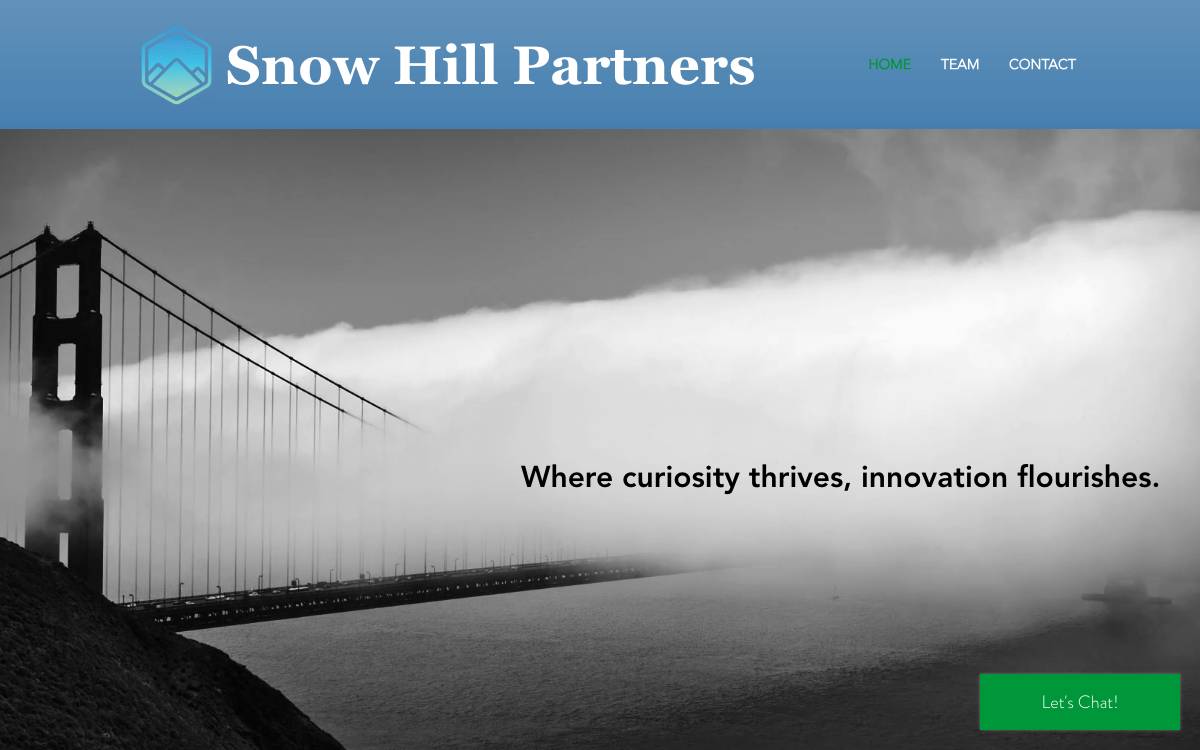 Snow Hill Partners website preview
