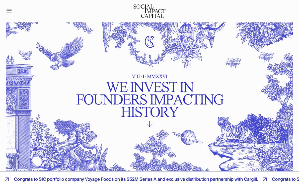 Social Impact Capital website preview