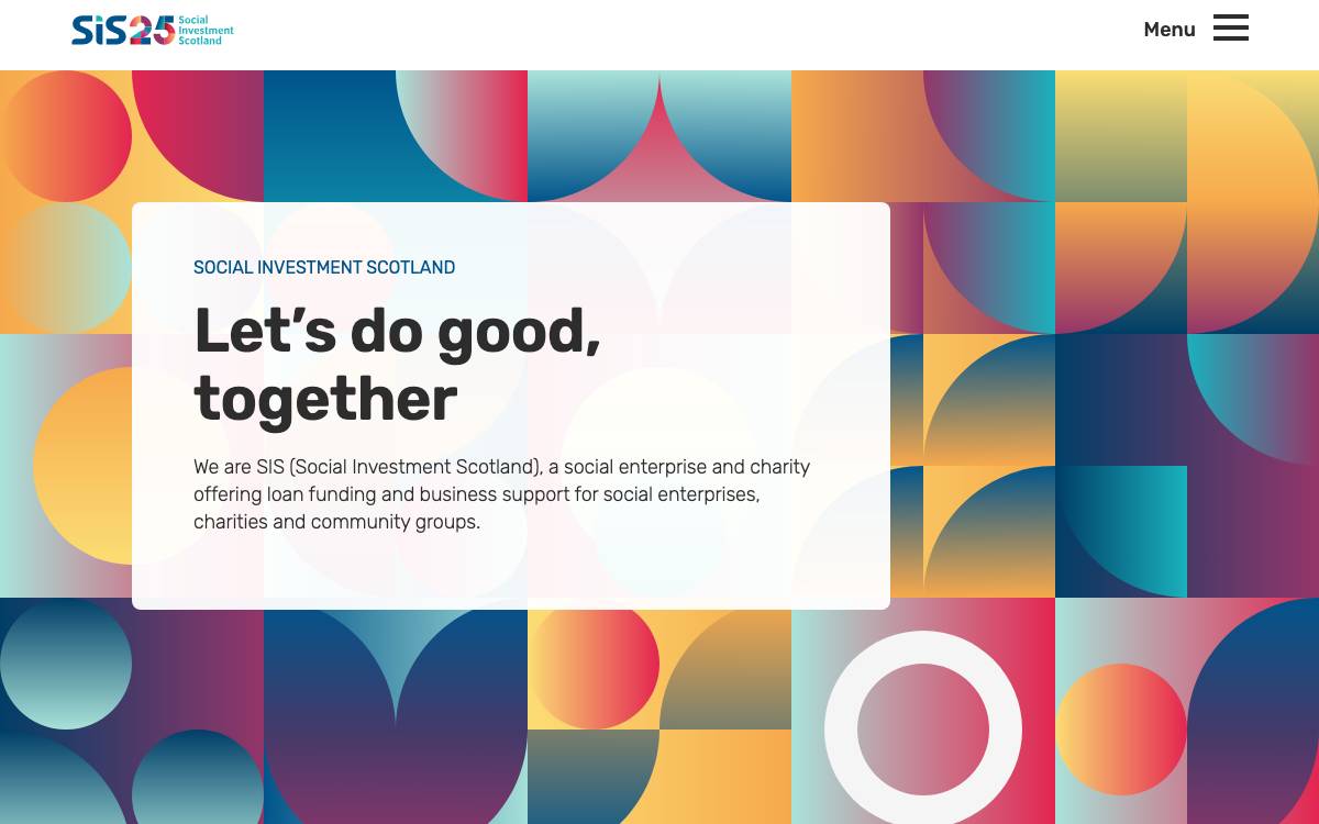 Social Investment Scotland website preview
