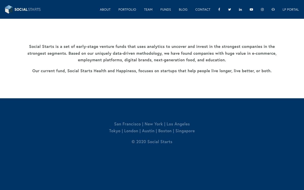 Social Starts website preview