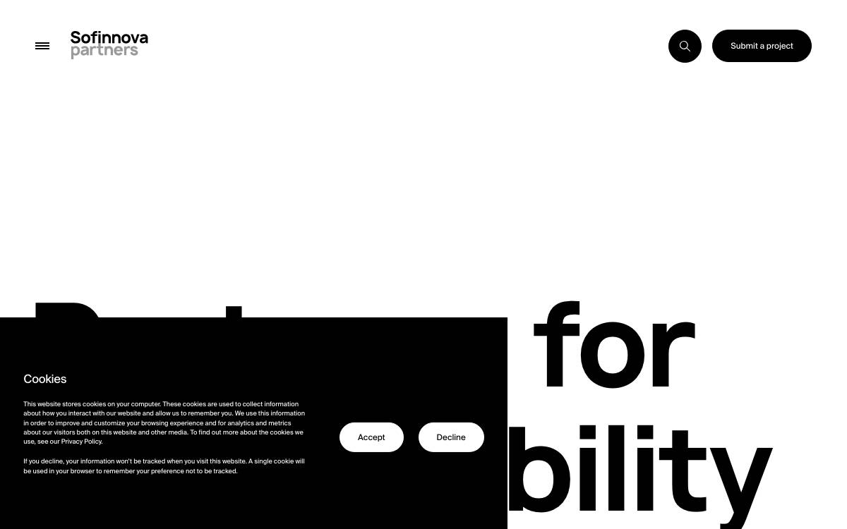 Sofinnova Partners website preview