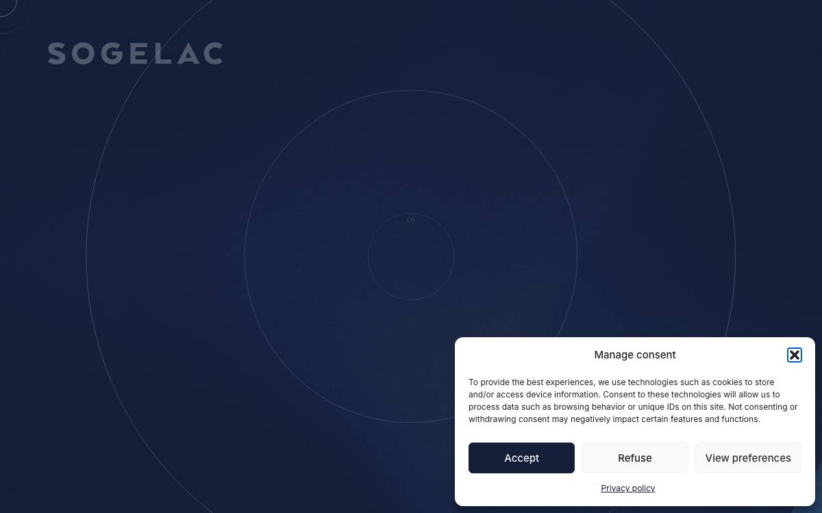 Sogelac SA website preview
