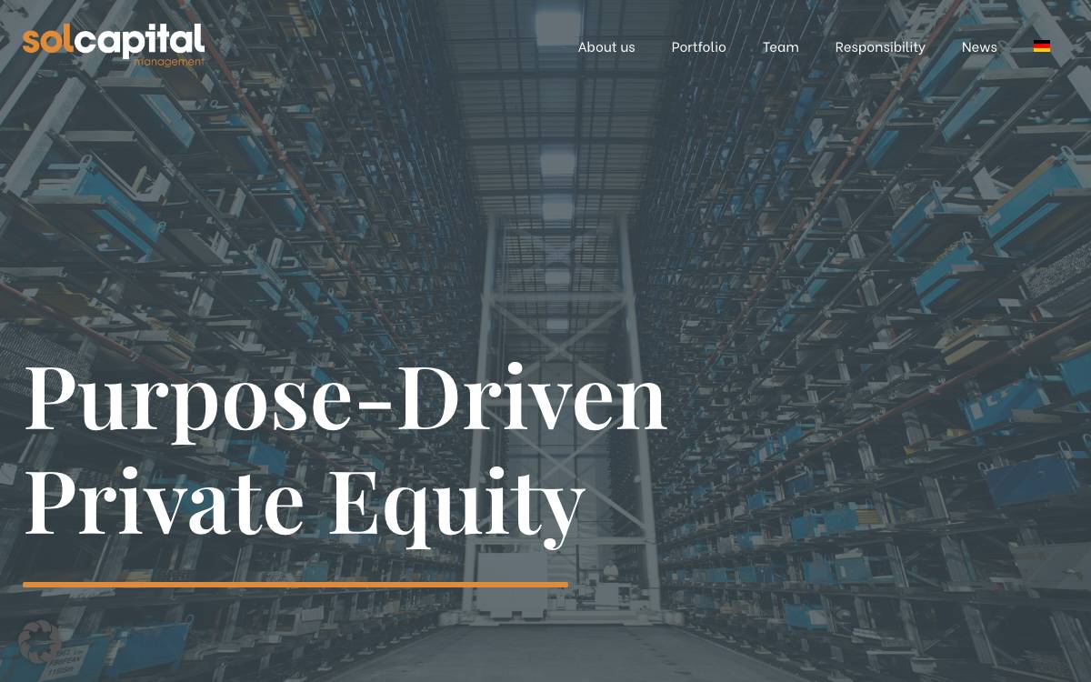 SOL Capital website preview