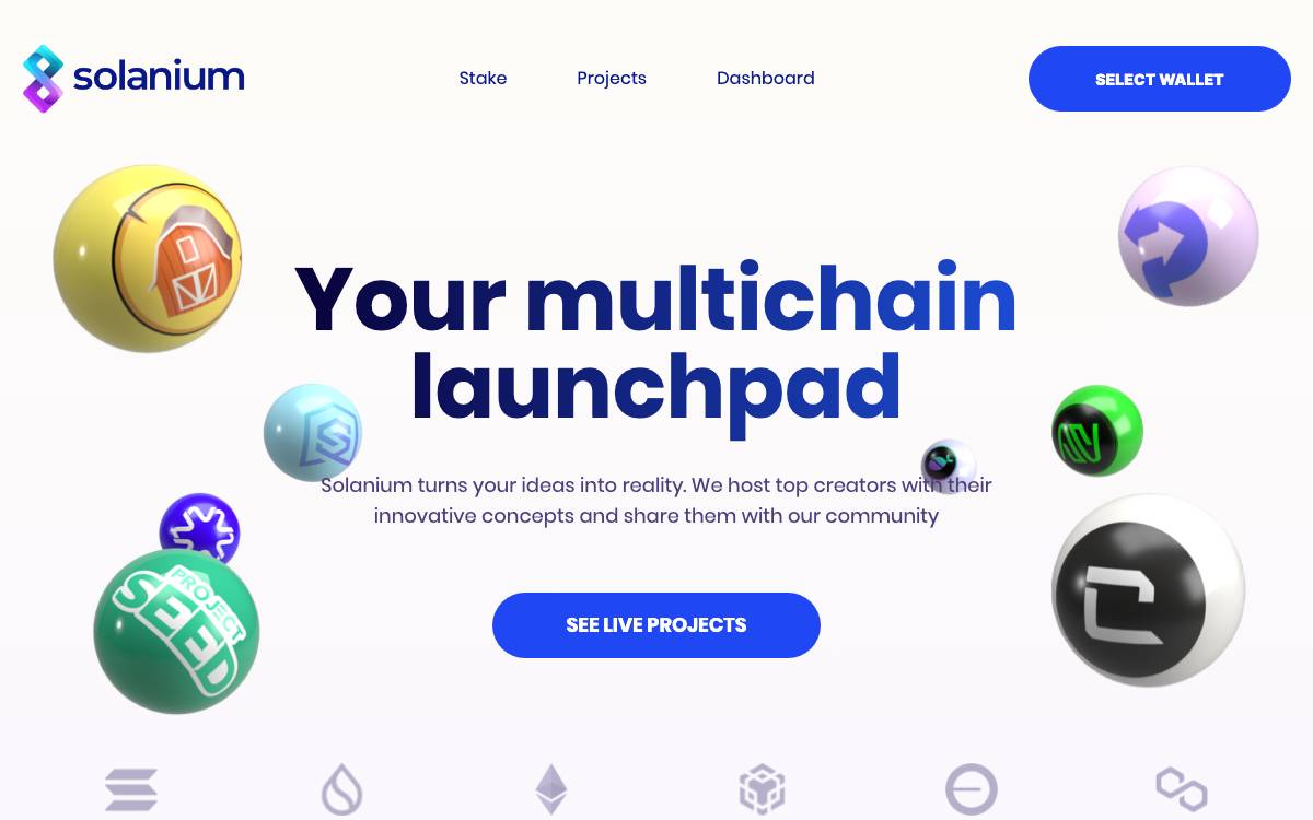 Solanium website preview