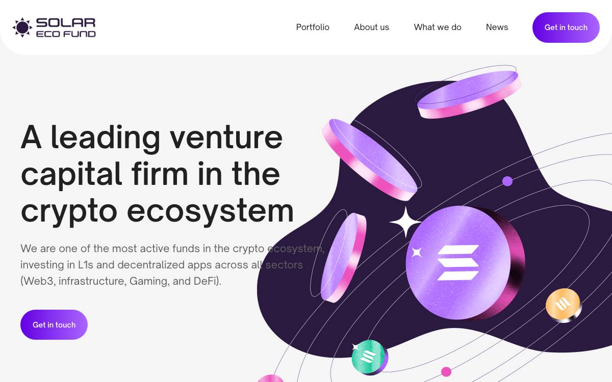 Solar Eco Fund website preview
