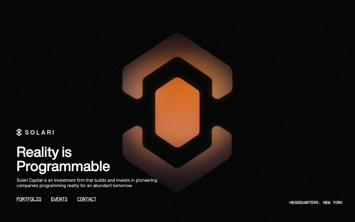 Solari Capital website preview