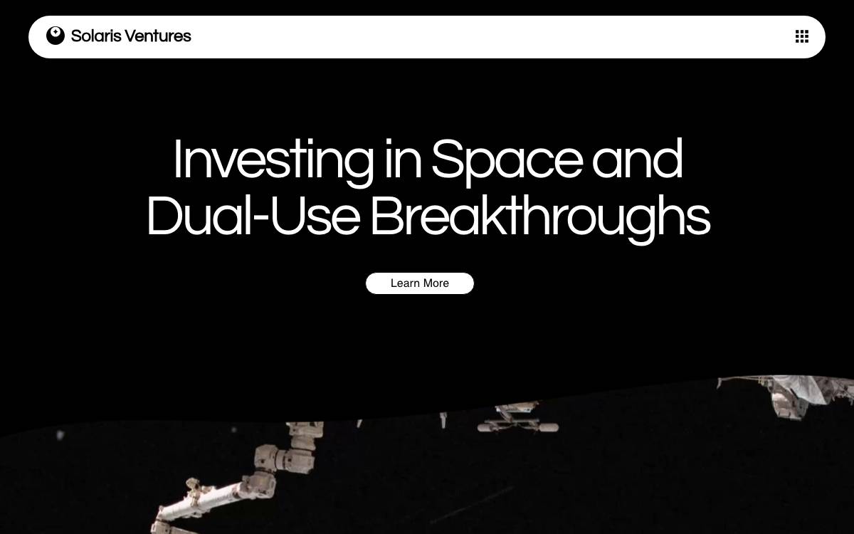 Solaris Ventures website preview