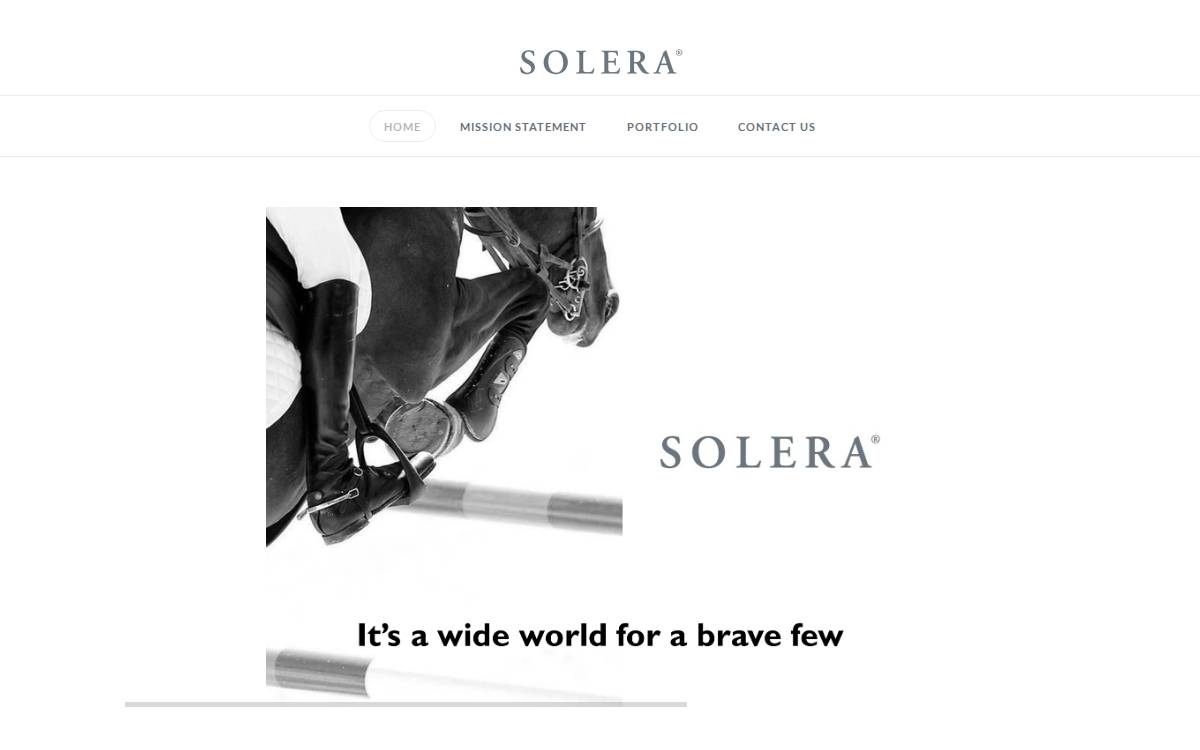 Solera website preview