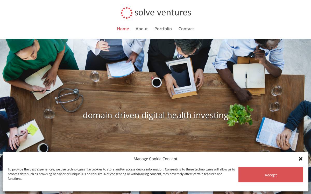 Solve Ventures website preview
