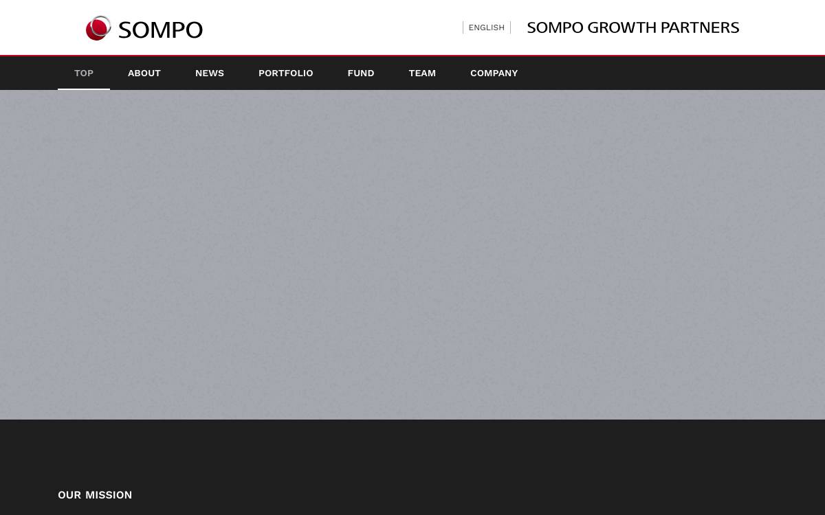 SOMPO Growth Partners website preview