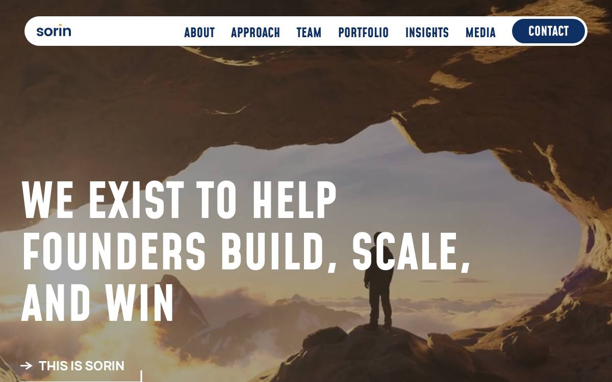 Sorin Investments website preview