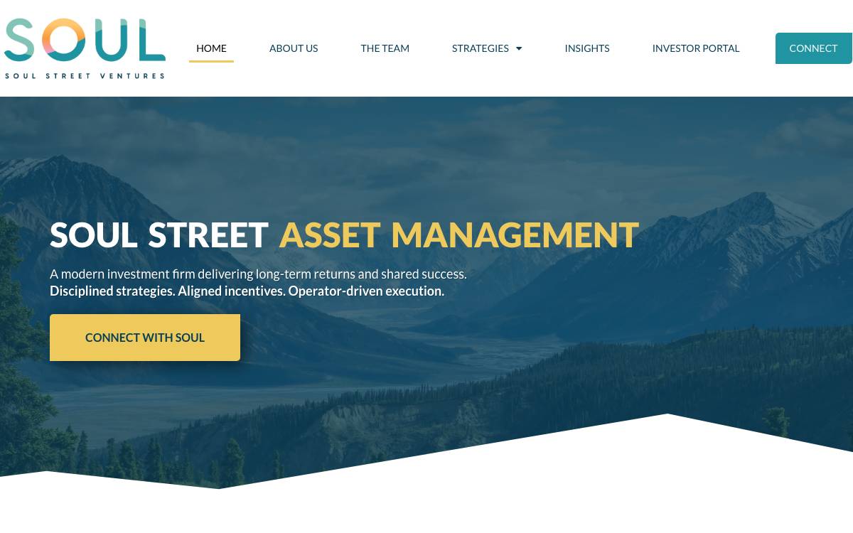 Soul Street Ventures website preview