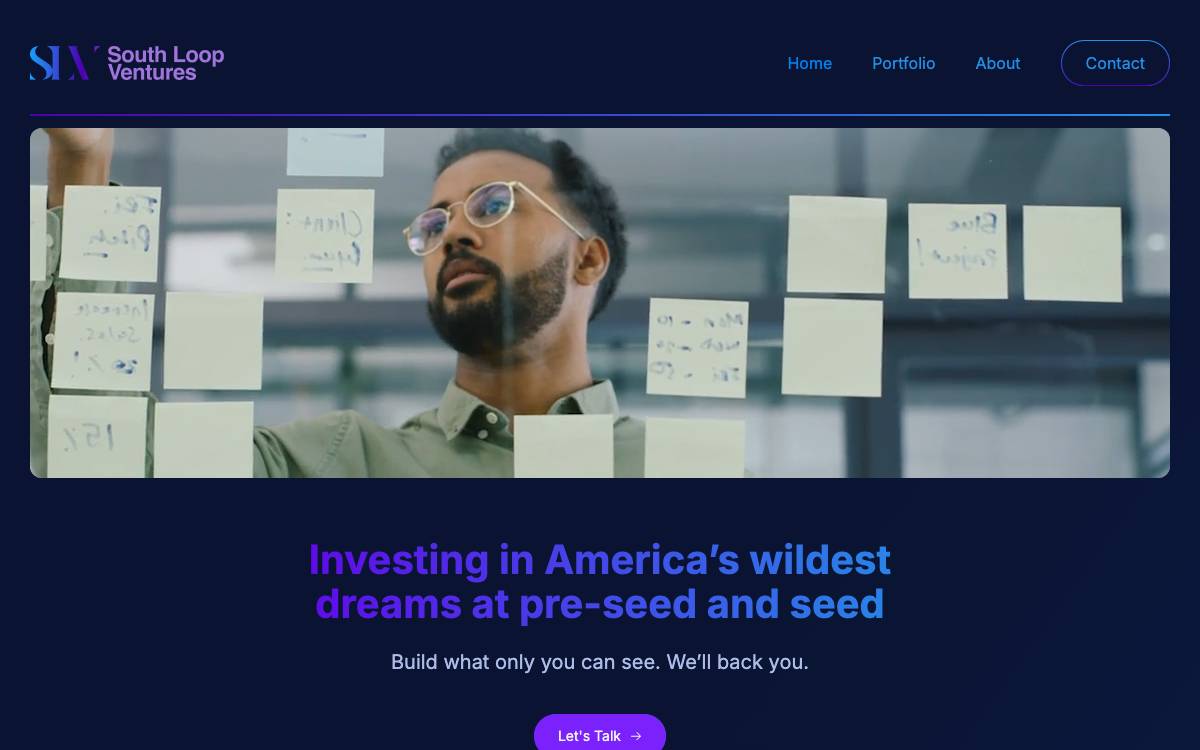 South Loop Ventures website preview
