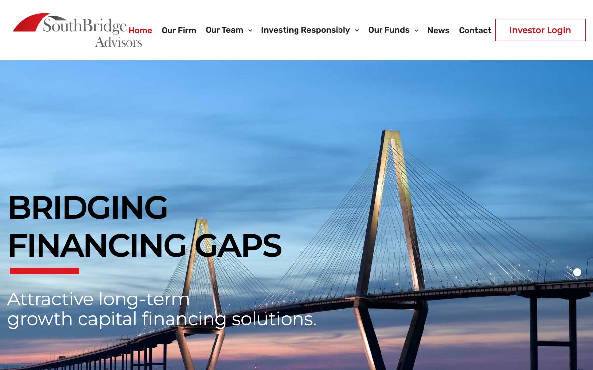 SouthBridge Advisors website preview