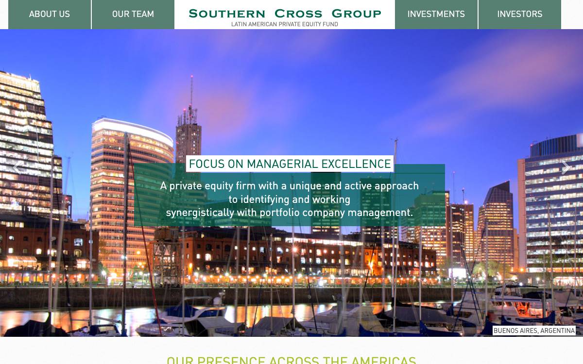 Southern Cross Group website preview