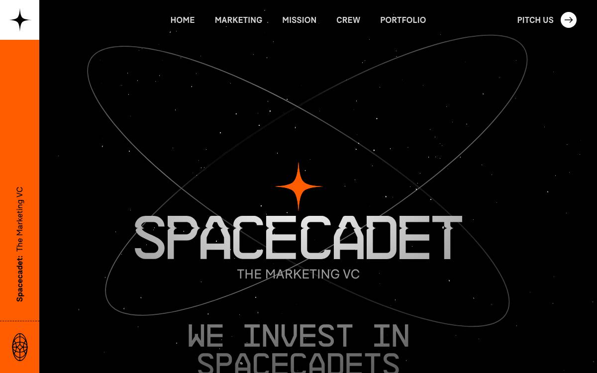 Spacecadet Ventures website preview