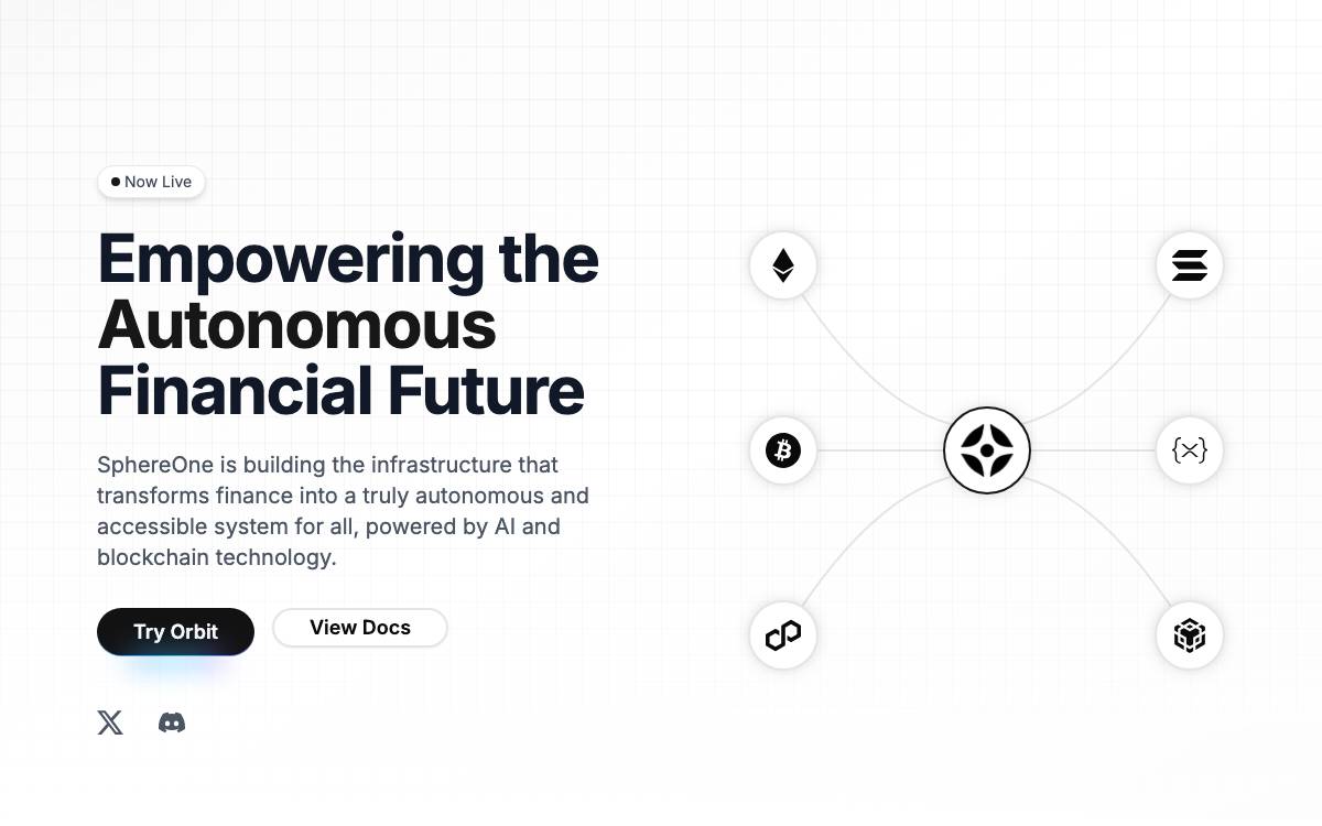 SphereOne website preview
