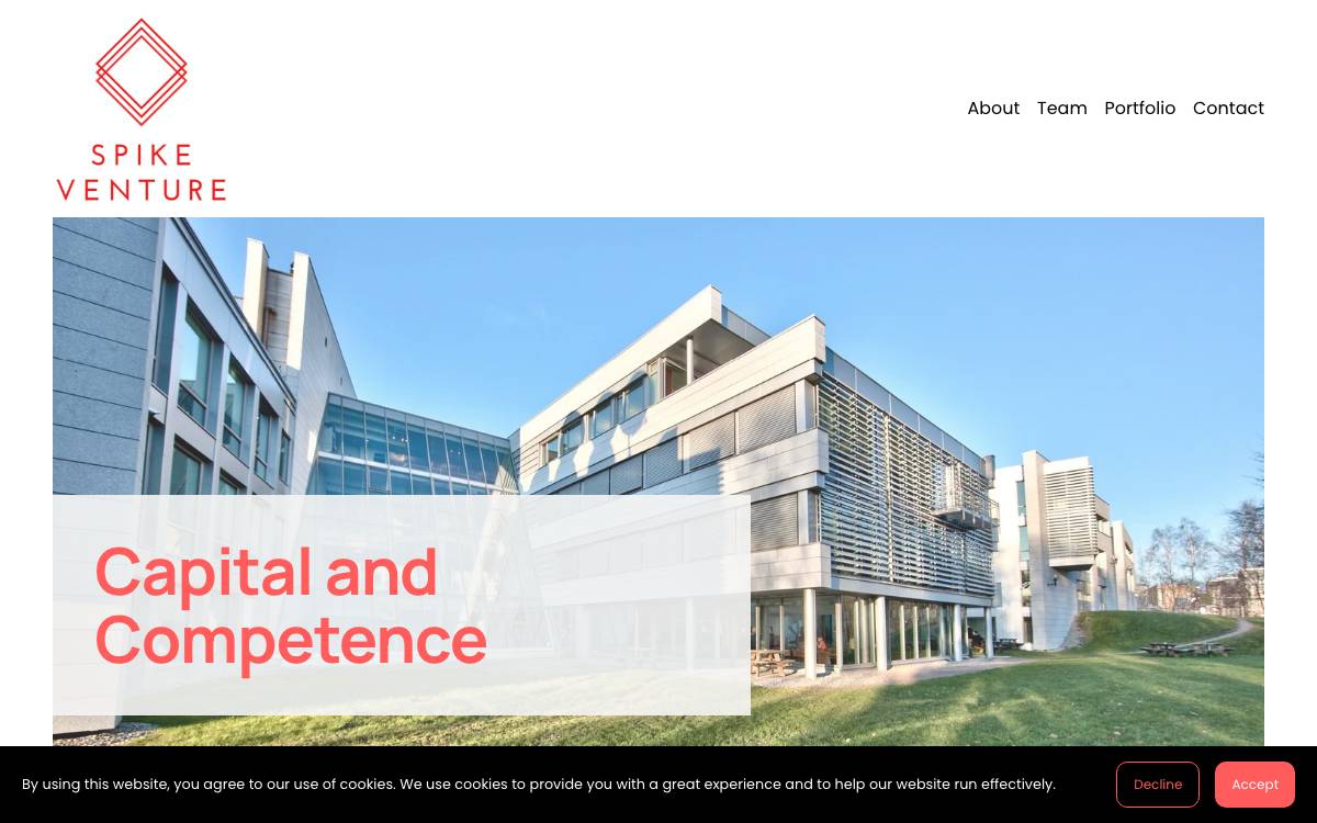 Spike Venture website preview
