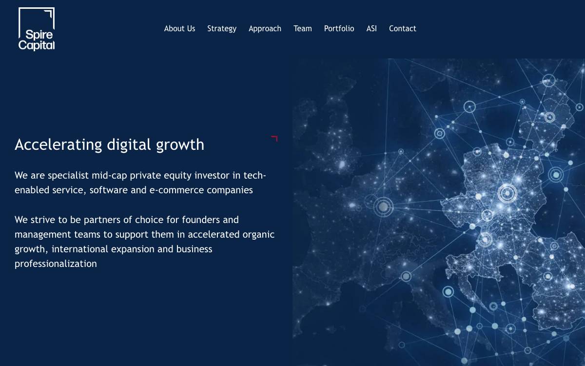 Spire Capital Partners Sp. z.o.o. website preview