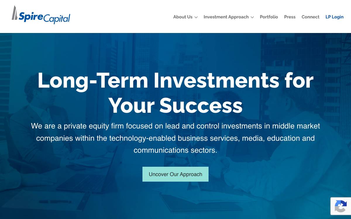 Spire Capital Partners website preview