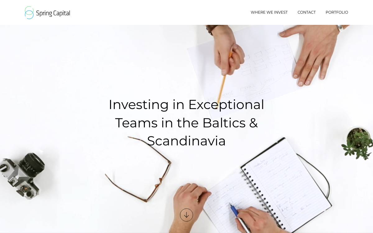 Spring Capital website preview