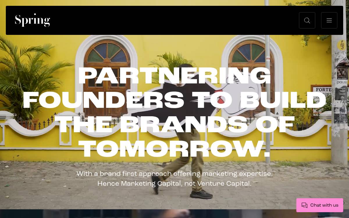 Spring Marketing Capital website preview