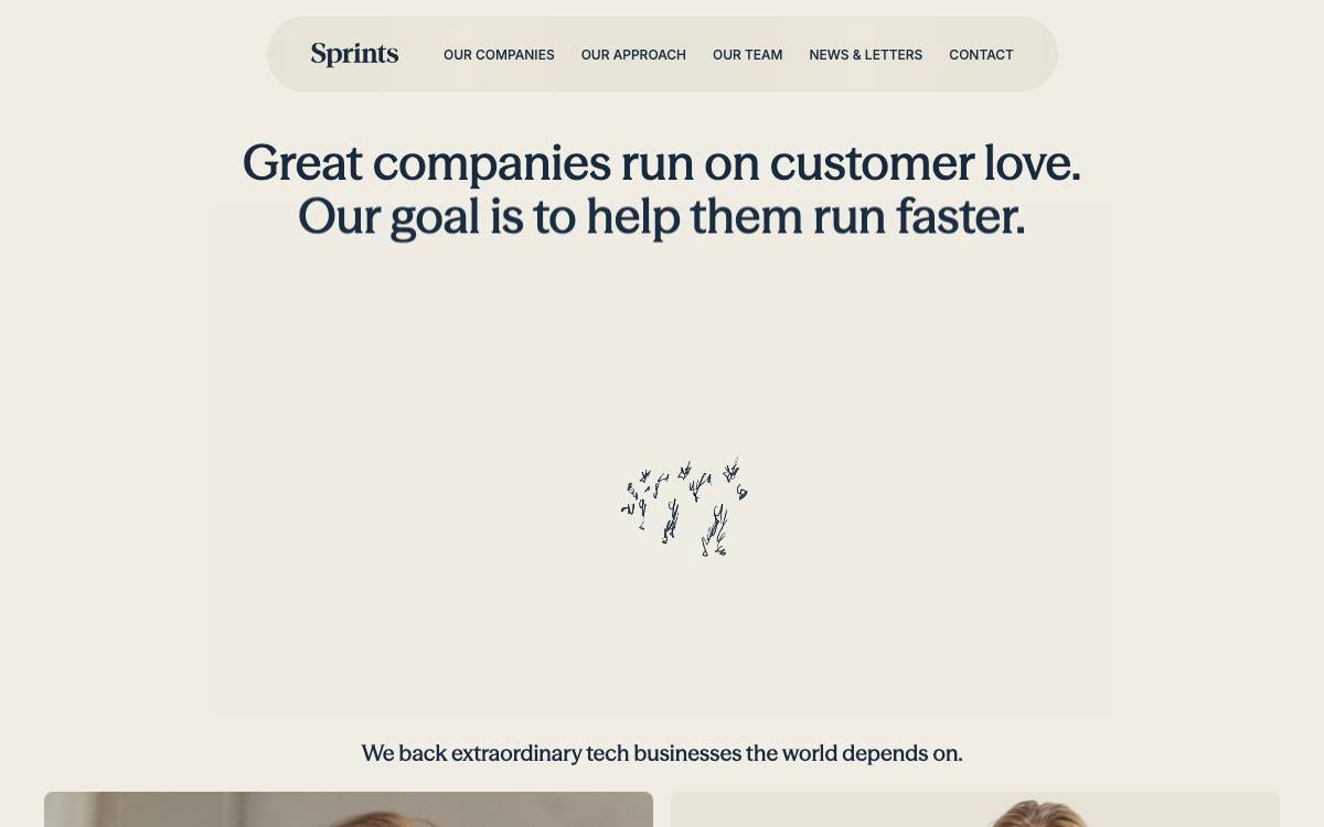 Sprints Capital website preview