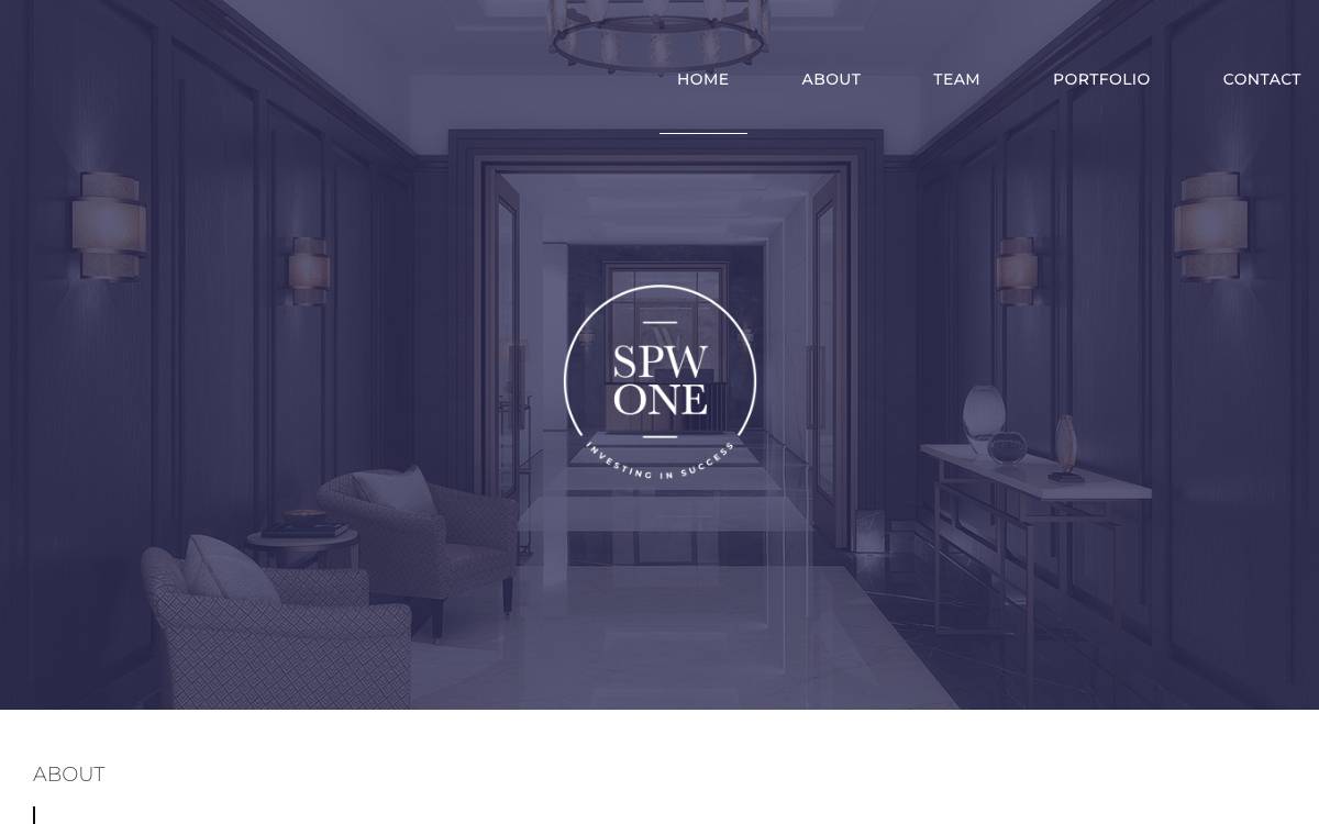 SPWOne website preview