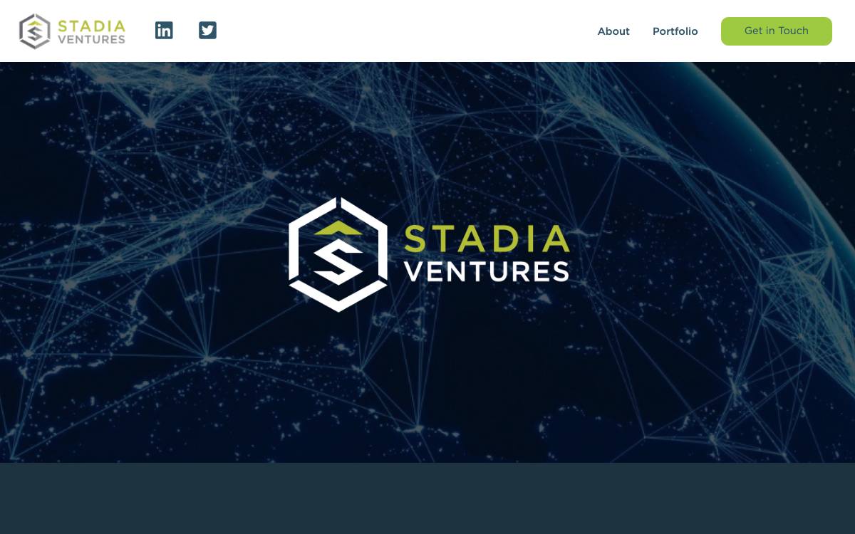 Stadia Ventures website preview