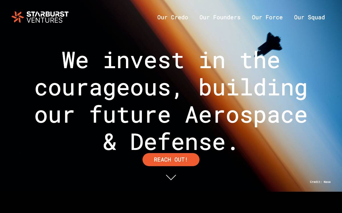 Starburst Ventures website preview
