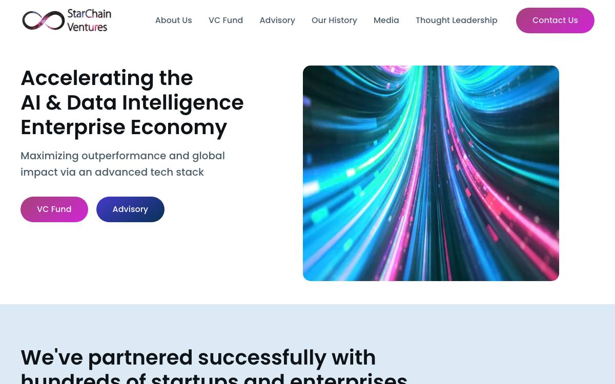 StarChain Ventures website preview