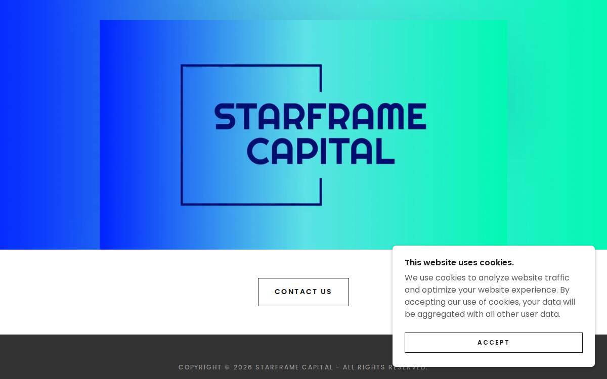Starframe website preview