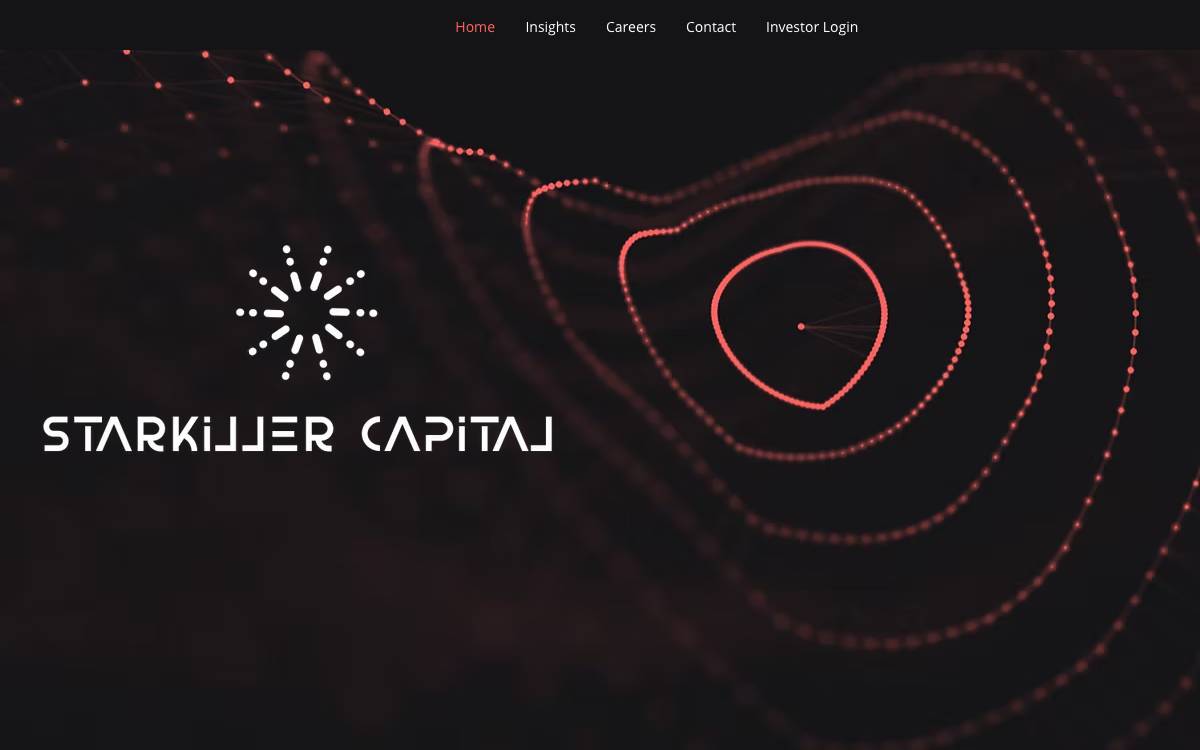 Starkiller Capital website preview