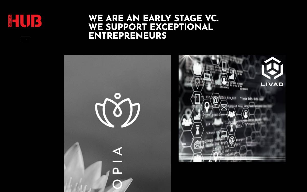 StartersHub website preview