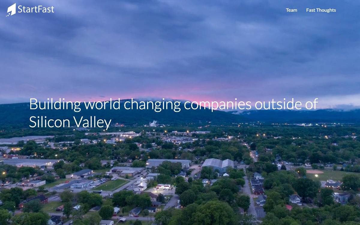 StartFast Ventures website preview