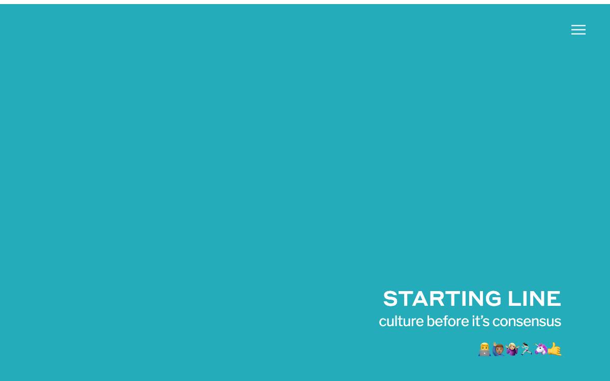 Starting Line website preview