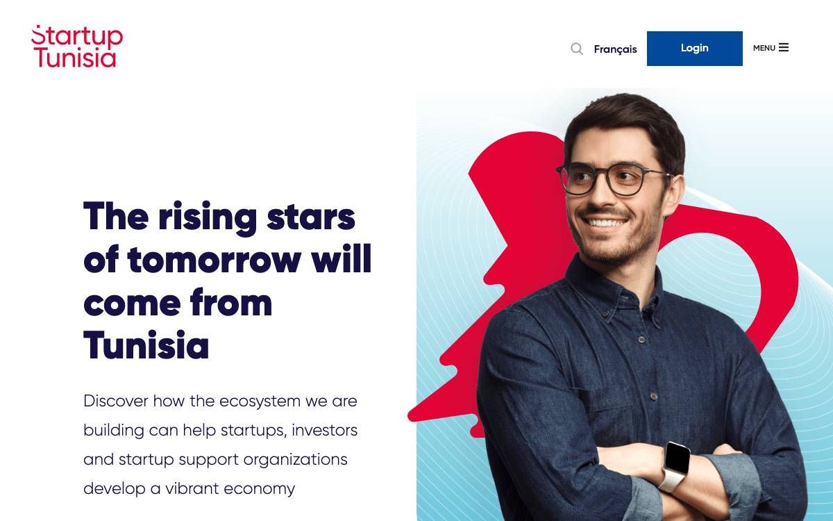 Startup Tunisia website preview