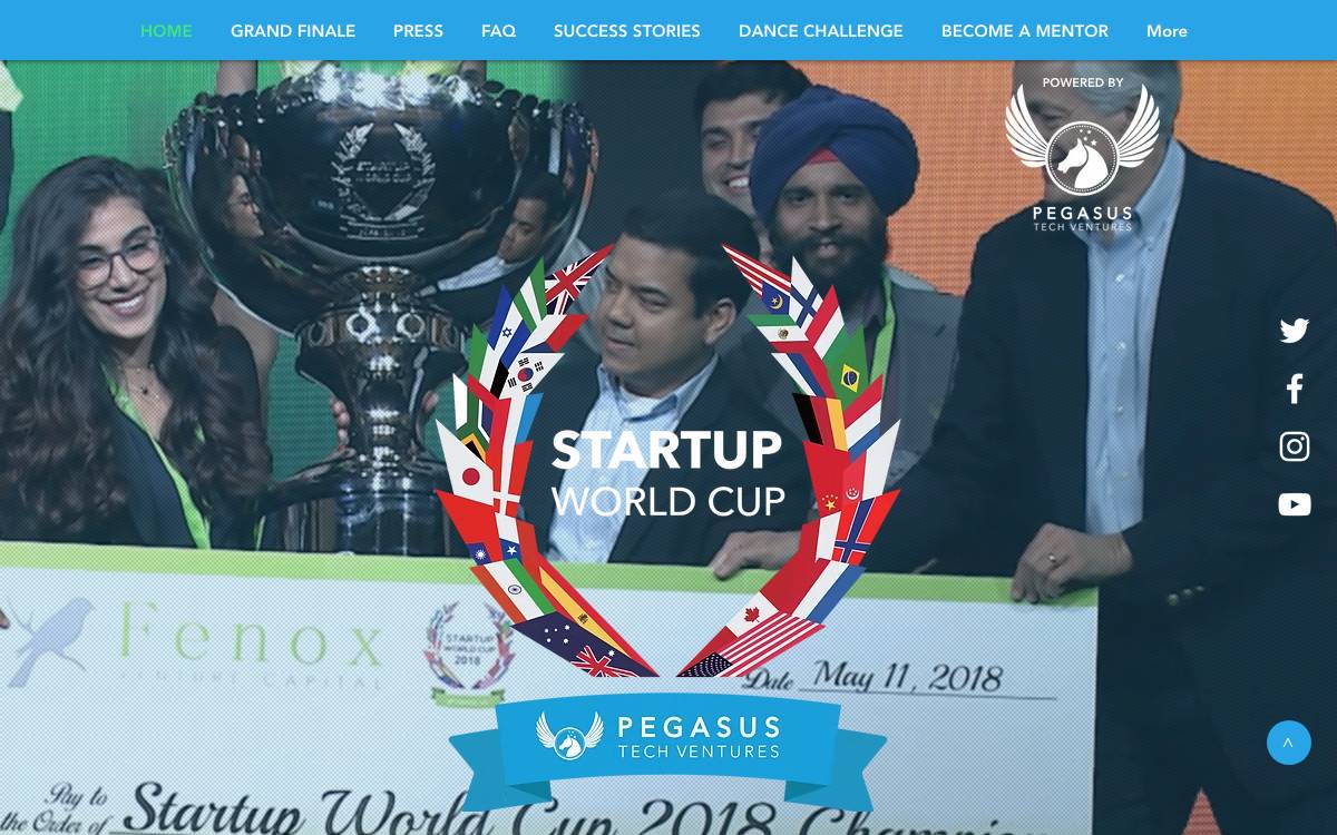 Startup World Cup - Australia website preview