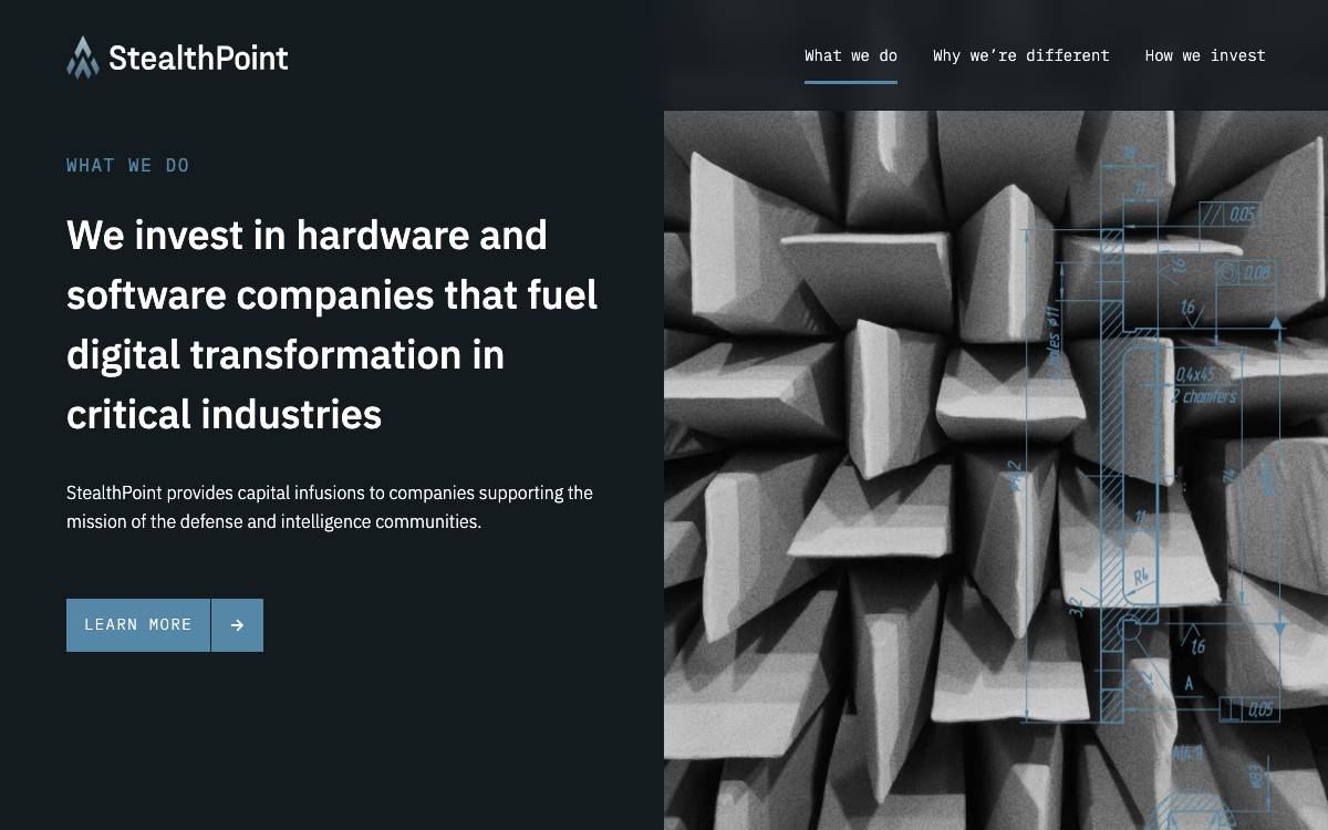 StealthPoint website preview