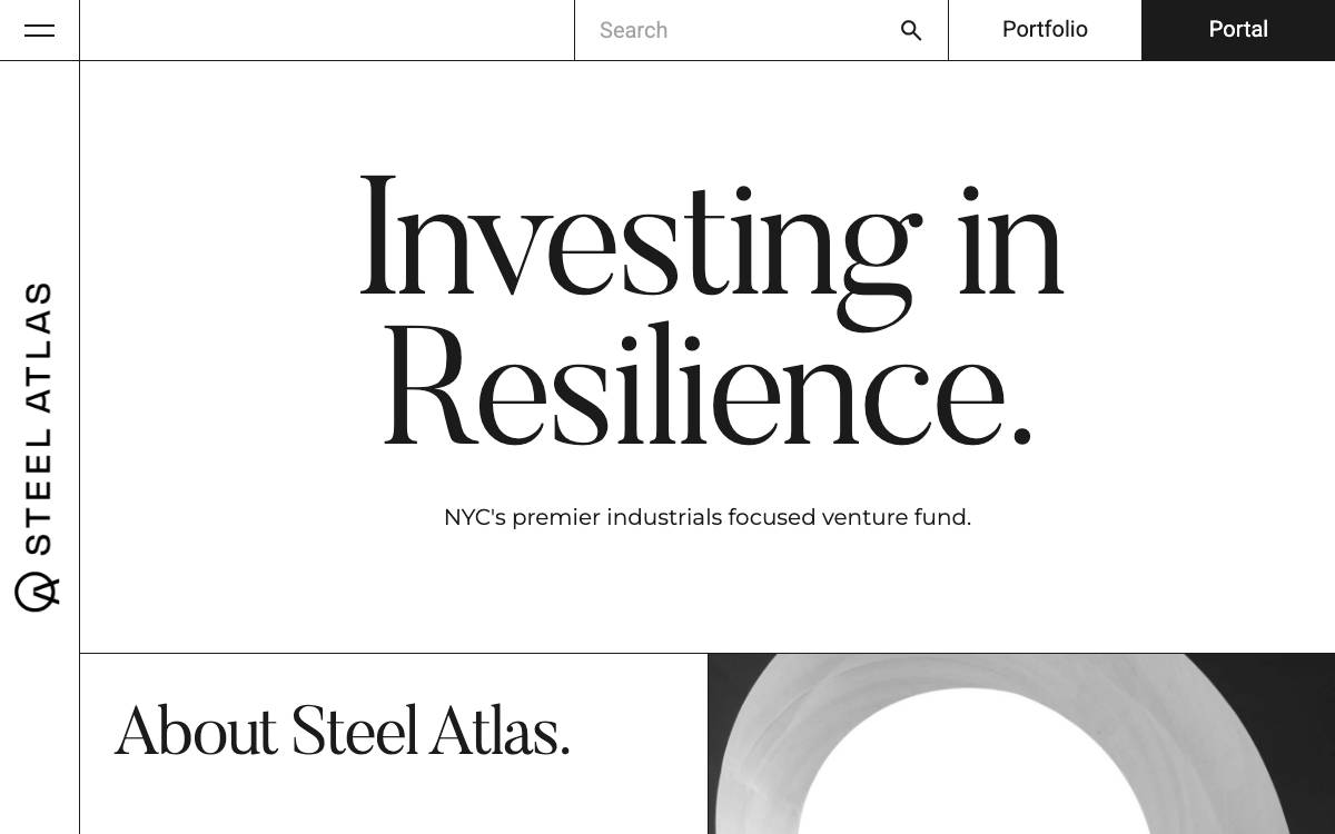 Steel Atlas website preview